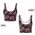 thumbnail image 6 of Uemuo Ladybug Pattern Women's Sports Bra - High Impact Support, Breathable, and Comfortable Athletic Bra for Running, Yoga, and Workouts, 6 of 9