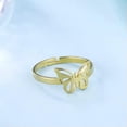 thumbnail image 4 of Butterfly Ring Bohemian Adjustable Stainless Steel Rings Fashion Jewelry, 4 of 7