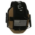 thumbnail image 5 of Walker's Razor Slim Ultra Low Profile Compact Design Adjustable Range Shooting Hunting Hearing Protection Electronic Earmuffs, Battle Brown - Patriot Series, 5 of 6