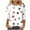 Red, variant on TKLPEHG Womens 3/4 Sleeve Tops Crew Neck Three-quarter Sleeve Tshirt Fashion Casual Loose Dog Paw Print Graphic Tee Summer Cute Comfy Blouses (Red,S)