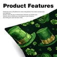 thumbnail image 2 of Saint Patrick's Day Covers Set of 2 with Unique Patterns for Bed, Chair Pillow Covers, Decorative Pillows - Available in 16x16, 18x18, 20x20 Inchesfor Various Occasions, 2 of 6