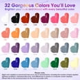 thumbnail image 3 of Gellen 71Pcs Gel Nail Polish Kit with 54W UV Light, 32Colors Mist & Sparkle All Seasons Hema-Free Gel Polish Set with 5pcs Functional Gel Top Base Coat, Nail Art Salon Manicure for Women, 3 of 9