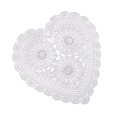 thumbnail image 3 of 2Pcs Table Cup Mat Handmade Cotton Crochet Wedding Decor, 3 of 8