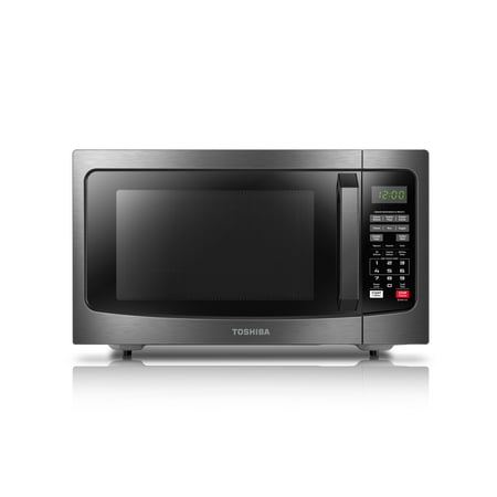 Toshiba 1.2 Cu. ft. Microwave Oven with Smart Sensor, Black Stainless Steel, EM131A5C-CHBS