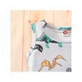 thumbnail image 6 of Kiapeise Baby Boy Summer Clothes 3 6 12 18 24 Months 3T Dinosaur Print Ribbed Cotton Vest Tank Tops+Shorts, 6 of 9