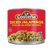 La Costea Diced Jalapeo Peppers, 13.4 ounce can (Pack of 12)