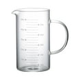thumbnail image 4 of 2 Tazas Medidoras, Jarra De Agua Transparente Para El Hogar Con Escala Para Té, Leche, Bebida, 500ml, 4 of 8