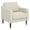 Linen |Beige, variant on Mid-Century Modern Accent Chairs,Modern Linen Fabric Armchair for Living Room,Comfy Sofa Chairs with Scooped Arms,Upholstered Living Room Chairs Reading Chair High Back for Office/Bedroom