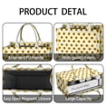 thumbnail image 4 of Large Capacity Tote Bag,White Sunflower Pattern Handbag Fashion Luxury Tote Bag,15.7"x13"x 5.1" Inches,Laptop Compatible, 4 of 6