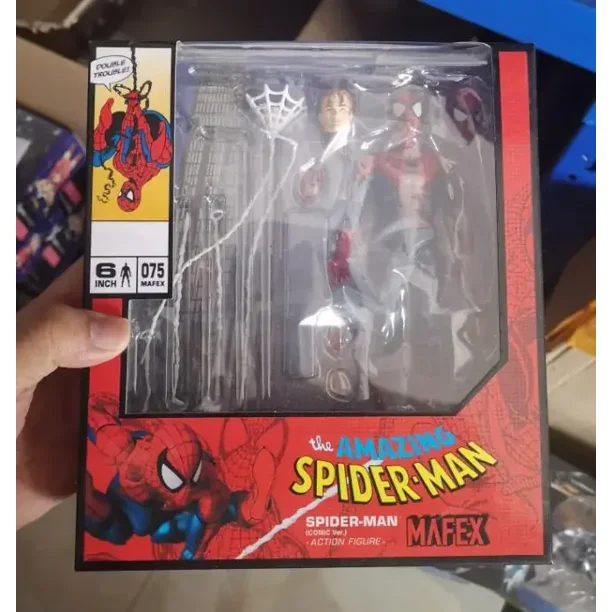 Marvel Spider Man Mafex 075 the Amazing SpiderMan Comic Ver Joints