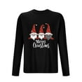 thumbnail image 4 of Yaoyar Men Christmas Gnome Shirt Long Sleeve Graphic Christmas Pajamas Holiday Fitness Top T-Shirt, 4 of 4