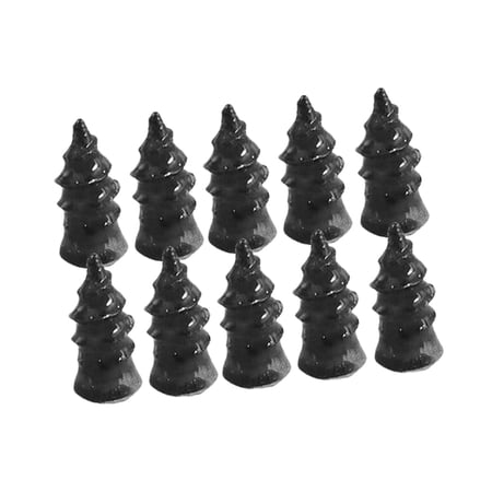 10Pcs Vacuum Tyre Repair Nail Tire , Universal Lightweight, Black Rubber screw Repair Tool for Automobile, Car Truck Electric Car 0.68cmx1.27cm
