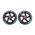 thumbnail image 5 of AlveyTech Roues 125 mm pour Trottinette Razor A3, Moyeu Noir Transparent (Ensemble de 2), 5 of 5