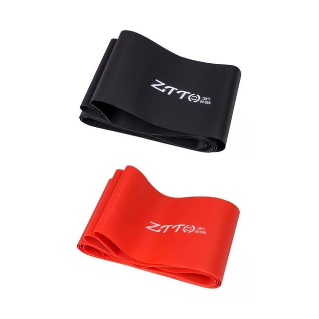 2 Piezas de Revestimiento de Nailon para Neumáticos de Bicicleta Antipinchazos, Rojo 8cm Negro 8cm Zulema Revestimiento de neumáticos de bicicleta