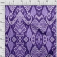 thumbnail image 3 of oneOone Cotton Poplin Violet Fabric Asian Ikat Fabric For Sewing Printed Craft Fabric By The Yard 56 Inch Wide, 3 of 4