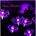 thumbnail image 4 of Luces LED de araña de Halloween, 30 luces LED de araña de Halloween, luces solares para interiores y exteriores para decoraciones de fiestas en el hogar., 4 of 5