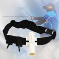 thumbnail image 4 of Cheers.US Fishing Belt Fishing Rod Holder Adjustable Padded Fishing Belly Top Fishing Fighting Waist Belt Support Waist Rod Holder Belt Professional Fishermen Gimbal Pad, 4 of 6