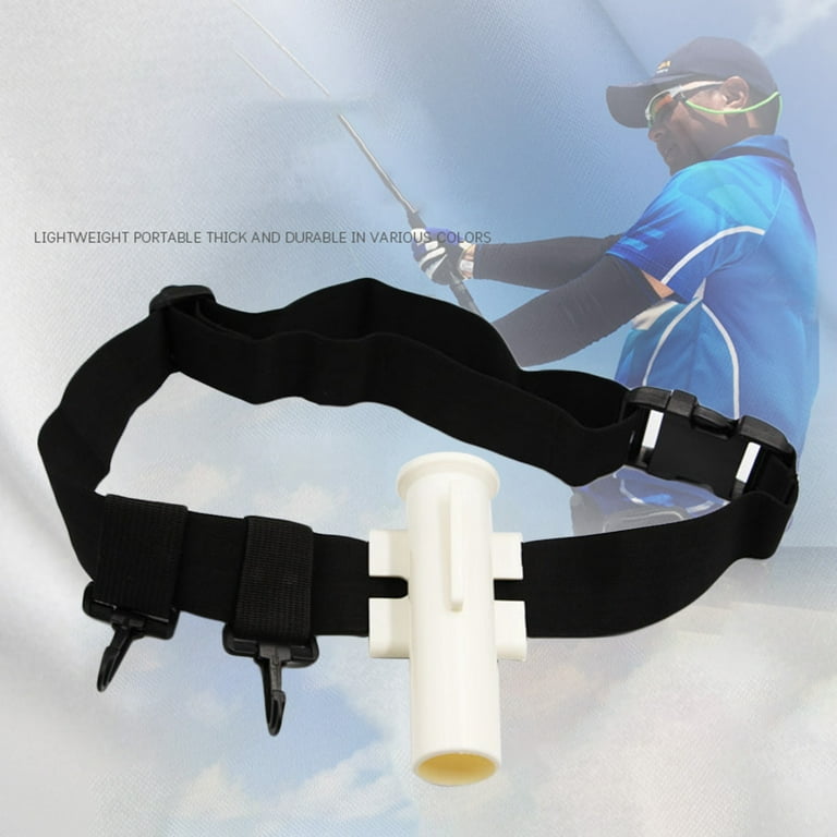 Fishing Rod Pole Holder Belt, Professional Adjustable Gimbal Belt Padded  Support Stand Up Harness Waist Rod Holder Belt 