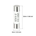 thumbnail image 2 of Unique Bargains Ceramic Cartridge Fuses 6A 250V Ceramic Fuses Fast Blow for Amplifier Energy Saving Lamp Ballast 5pcs, 2 of 4