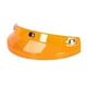 thumbnail image 2 of Visera de casco de motocicleta Macarena retro a presión con 3 botones Naranja transparente, 2 of 7