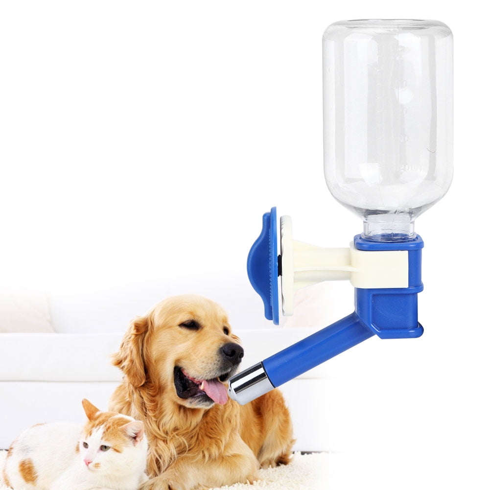 ESTINK Dog Hanging Water Fountain,Dog Cage Water Dispenser,Pet Water