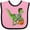 Pink and Black, variant on Inktastic Trick or Treat Franken-Raptor Boys or Girls Baby Bib