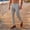 Gray, variant on Men's Solid Color Casual Business Commuting High Waist Slim Straight Leg Trousers Waffle Knit Polyester Viscose Spandex Stretch Dress Pants for Office Daily Wear