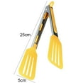 thumbnail image 7 of Cheers US Silicone Cooking Kitchen Tongs, BPA Free Non-Stick Stainless Steel BBQ Grilling Locking Food Tong / Pasta Tong/Spatula Tong, 7 of 7