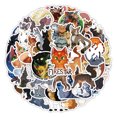 thumbnail image 1 of Pegatinas Cat Warriors Anime de PVC, 50 unidades, impermeables y resistentes al sol, 1 of 3