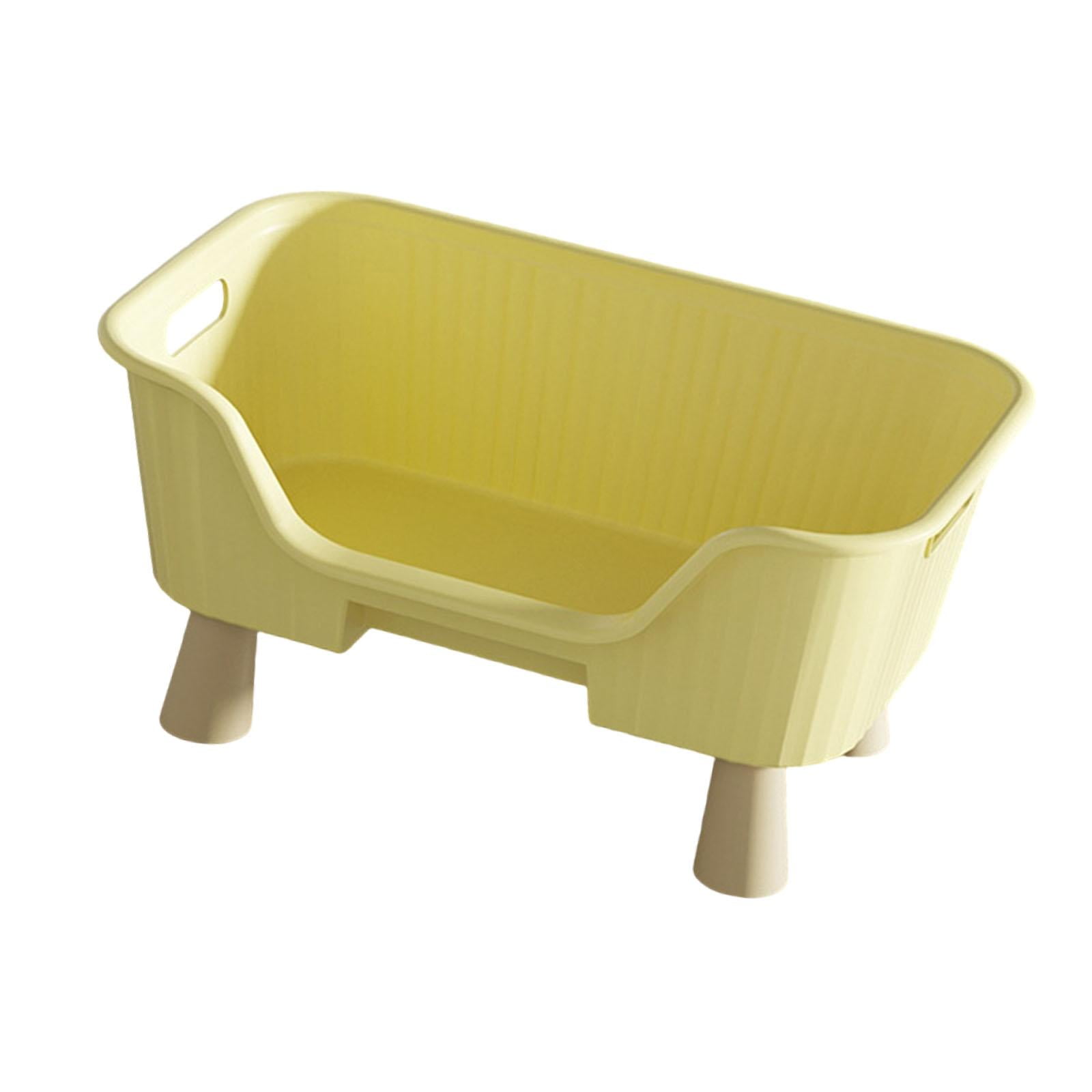 CarpNettore Cat Hammock Bed Elevated Cat Nest Furniture Raised Cat Cot for Kitten Kitty Cats M yellow
