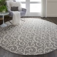 thumbnail image 2 of Eclectic Essentials Gray Bohemian Botanical Area Rug, 2 of 8
