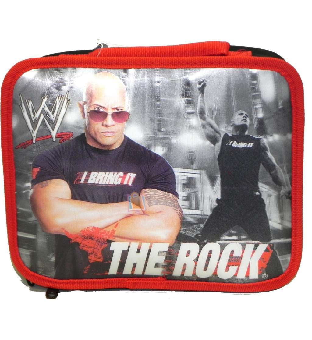 Lunch Bag - WWE - Wrestling The Rock Kit Case New 818811 