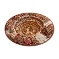 thumbnail image 2 of Round Christmas 3D Visual Effect Doormat – 23.62in Non-Slip Absorbent Entryway Mat, Stain Resistant Polyester, Holiday Welcome Mat, 2 of 6