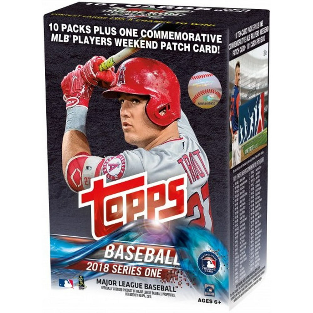2018 Topps Series 1 Baseball Retail Blaster Box w/ 101 Cards