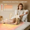 thumbnail image 3 of Twin Size Electric Heated Mattress Pad - Bed Warmer with Memory & Preheat Functions, 12 Heat Settings Single Control for 1-12 Hours Auto Off, Lighted Button, 3 of 6