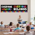 thumbnail image 2 of Koyal Wholesale Classic Rainbow Classroom Banner Sign for Teachers, Welcome Diversity, Wall Decor, 2-Pk, 2 of 5