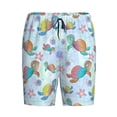 thumbnail image 3 of Picia Colorful Sea Turtle Pajama Shorts for Men, Men's Pajama Bottoms, Sleepwear,Short Pajama Pants-XX-Large, 3 of 9