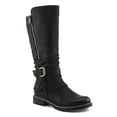 thumbnail image 3 of PATRIZIA KABUTA-BOOTA Women’s Extended Calf Tall Boot – Faux Fur Lined Slouch Boot with Buckle Strap, 3 of 9