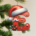 thumbnail image 4 of Dmlowu 26 Letter Christmas Ornaments for Christmas Tree - Initial Letter Christmas Tree Ornaments, Winter Christmas Decorations for Holiday Party Decor, DIY Holiday Name Pendant, 4 of 5