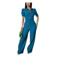 thumbnail image 1 of Jumpsuit YSINTL pantalones anchos de cintura alta para mujer, 1 of 5