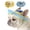 Blue, variant on HQREA Greyhound Dog Hat with Ear Holes for Small Medium Dogs Lightweight Adjustable Bucket Hats Puppy Beach Hat for Outdoor Sun Protective