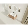 thumbnail image 6 of 12 Inch Small Wall Mounted Storage Shelves, Bathroom Storage, Plywood, Imitative Oak, 6 of 27