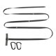 thumbnail image 2 of Tienda de Campaña Correa de Extensión Cuerda de Cordón Resistente Al Desgaste con Mosquetón Cordón Seco de Nailon Accesorios de Tienda Senderismo Picn Negro Soledad Cinturón de extensión de tienda, 2 of 10