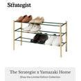 thumbnail image 3 of Yamazaki Home Expandable Shoe Rack, Forest Green, Steel, Supports 19.8 pounds, Expandable, 3 of 8