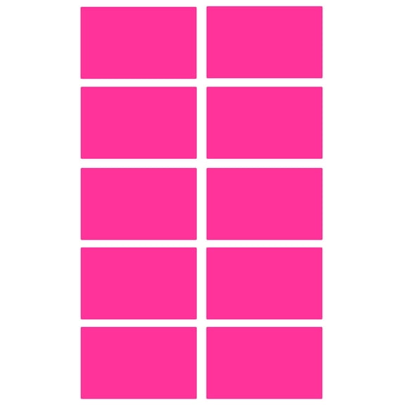 Royal Green Fluorescent Labels for Packing Moving Boxes in Neon Pink 2x1.2 inch ( 50mm x 31mm) - 150 Pack