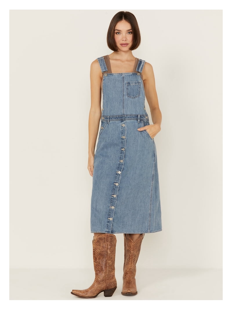 levi's denim dress Slides Midi Knit Dress - Cobblestone main image 0