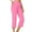 Pink, variant on Zuesphe Womens Pants Summer Capris Women Capri Pants for Work Wide Leg Pants Women Dressy Womens Cargo Pants with Pockets Plus Size