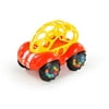 Bright Starts Rattle & Roll Buggie Easy Grasp Push Vehicle Toy, Ages 3 Months +, Red