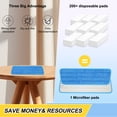 thumbnail image 6 of 16.5 inch Reusable Mop Pads Microfiber Spray Mop Replacement Heads for Wet/Dry Mops Compatible with Bona Floor Care System (3Pack), 6 of 6