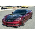 thumbnail image 2 of Replacement For 2005-2013 Chevrolet Corvette C6 Base Models | ZR1 EXTENDED Style Front Bumper Lower Lip Splitter ( Carbon Fiber ), 2 of 12